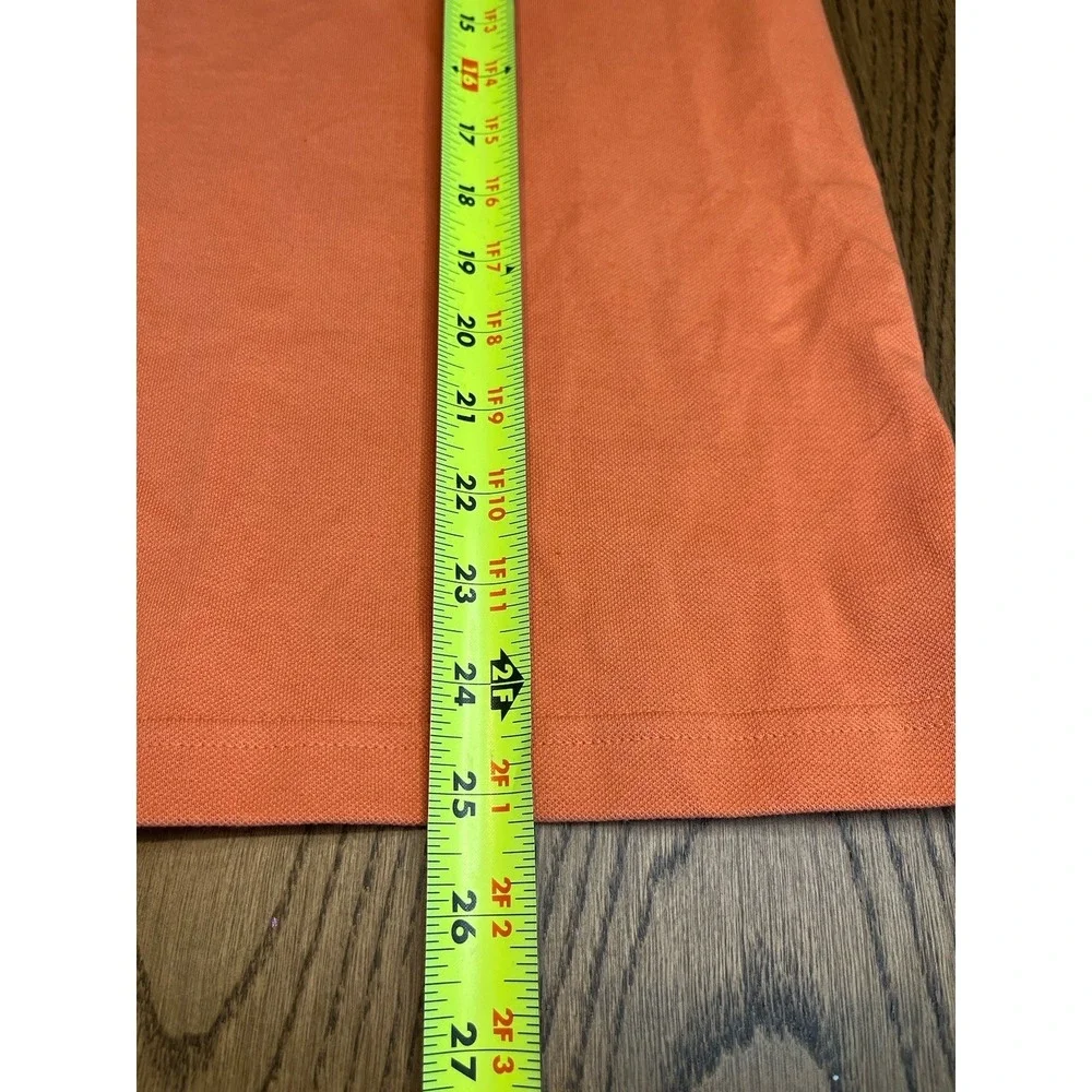 Columbia PFG Mens Performance Polo Shirt Orange Coral Color Sz XS Active Fit NWT